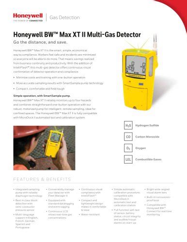 honeywell gas detector catalog